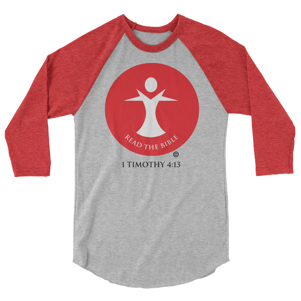 Read the Bible 3/4 Sleeve Raglan Shirt