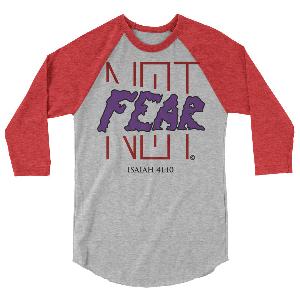 Fear Not Men's 3/4 Sleeve Raglan Shirt