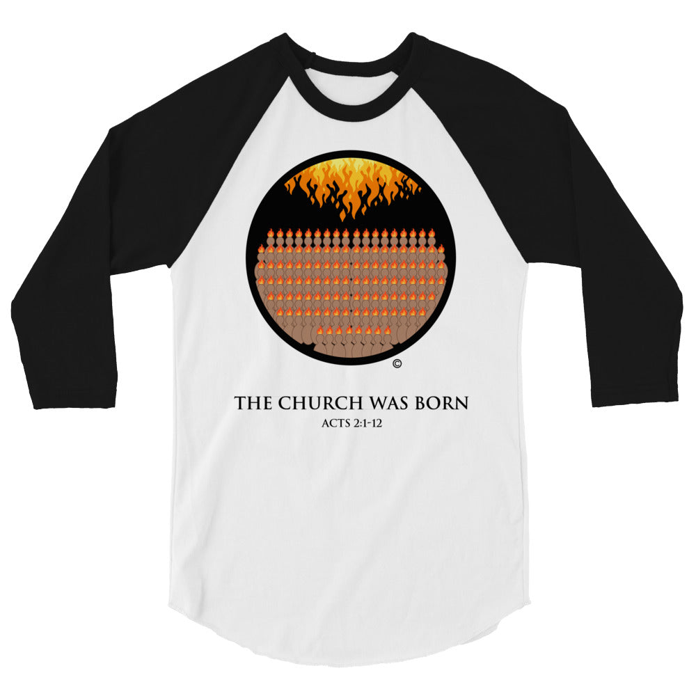 The Church Men's 3/4 Sleeve Raglan Shirt