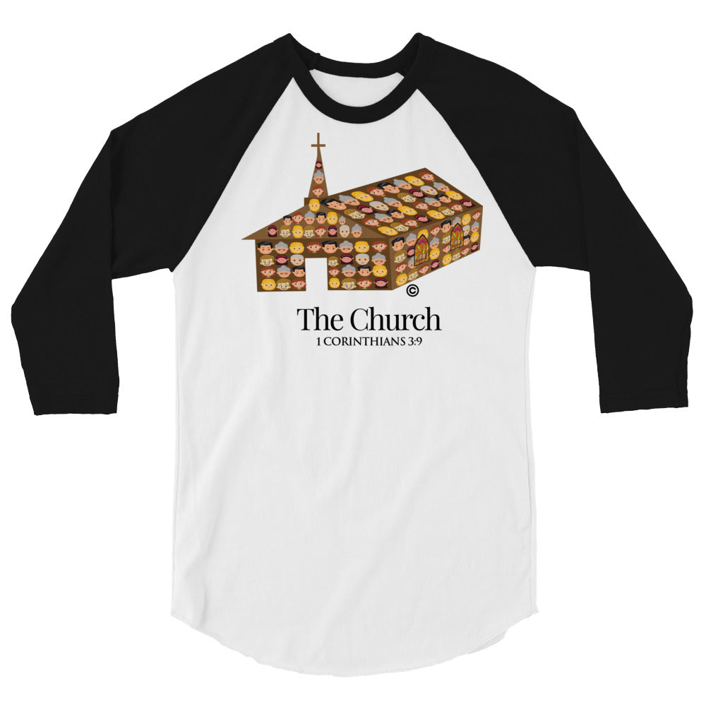 The Church Men's 3/4 Sleeve Raglan Shirt