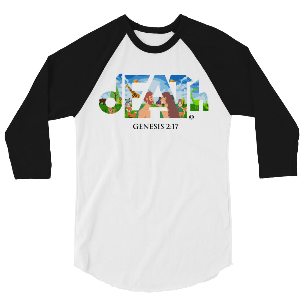 Death Men's 3/4 Sleeve Raglan Shirt