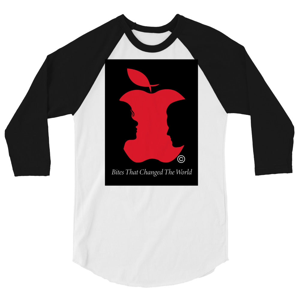 Bites Men's 3/4 Sleeve Raglan Shirt