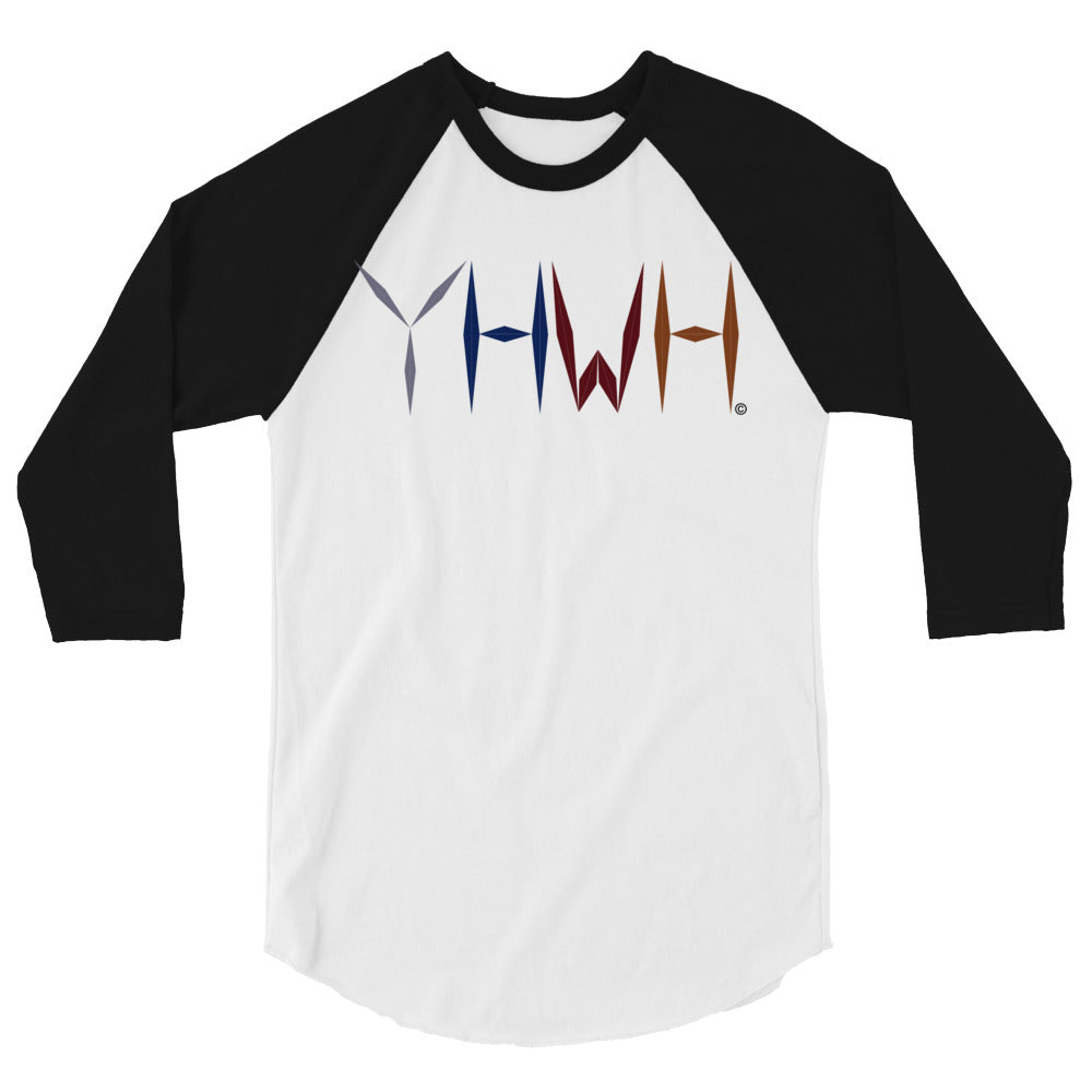 YHWH Men's 3/4 Sleeve Raglan Shirt