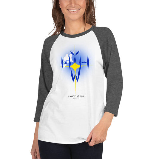 I Am Who I Am Women's 3/4 Sleeve Raglan Shirt