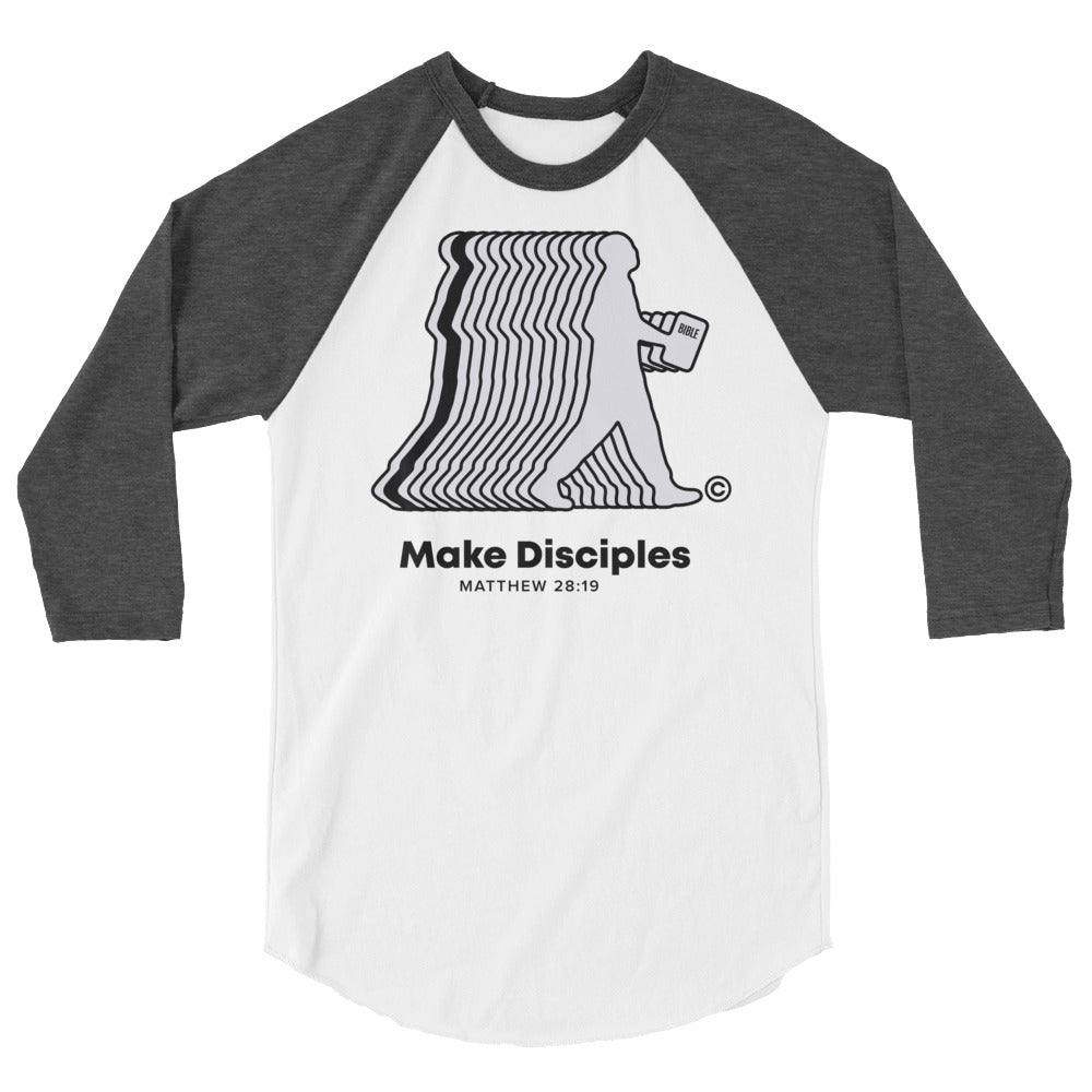 Make Disciples 3/4 Sleeve Raglan Shirt