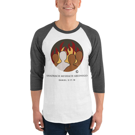 Daniel 3:17-18 3/4 Sleeve Raglan Shirt