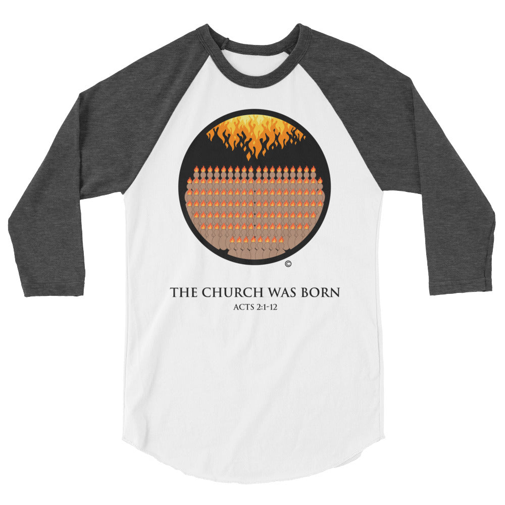 The Church Men's 3/4 Sleeve Raglan Shirt