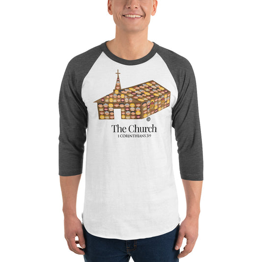 The Church Men's 3/4 Sleeve Raglan Shirt
