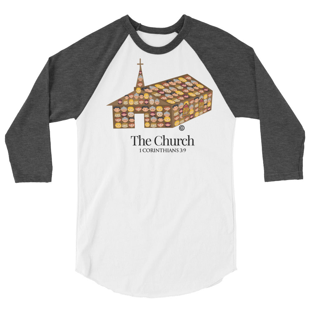 The Church Men's 3/4 Sleeve Raglan Shirt