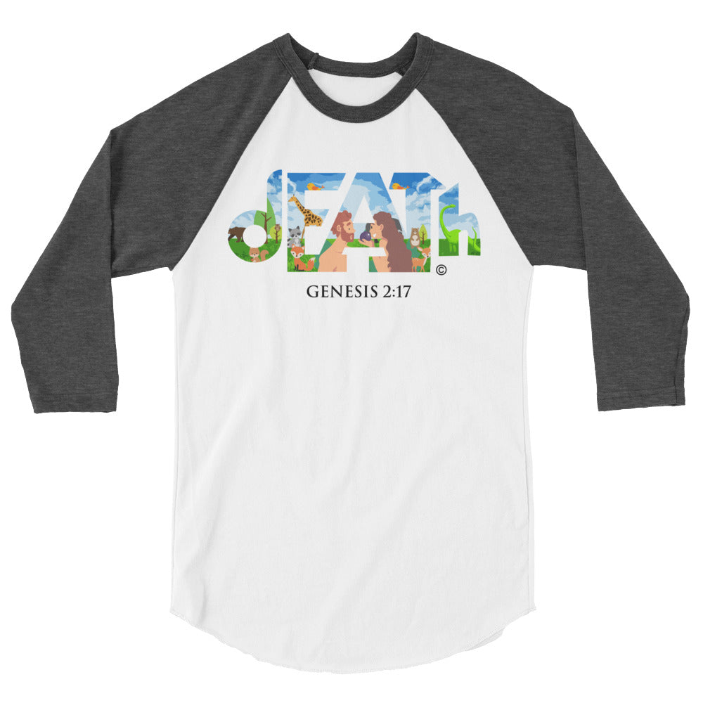 Death Men's 3/4 Sleeve Raglan Shirt