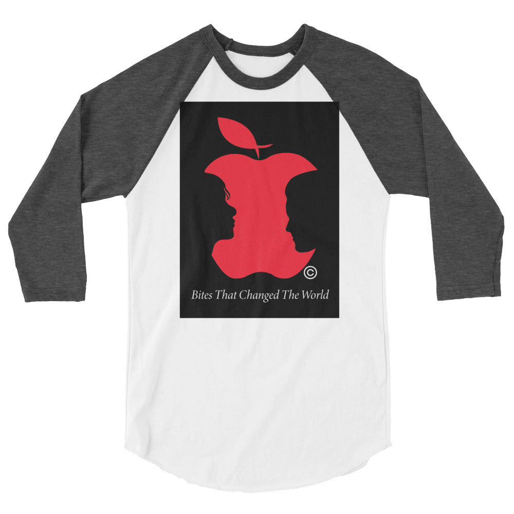 Bites Men's 3/4 Sleeve Raglan Shirt