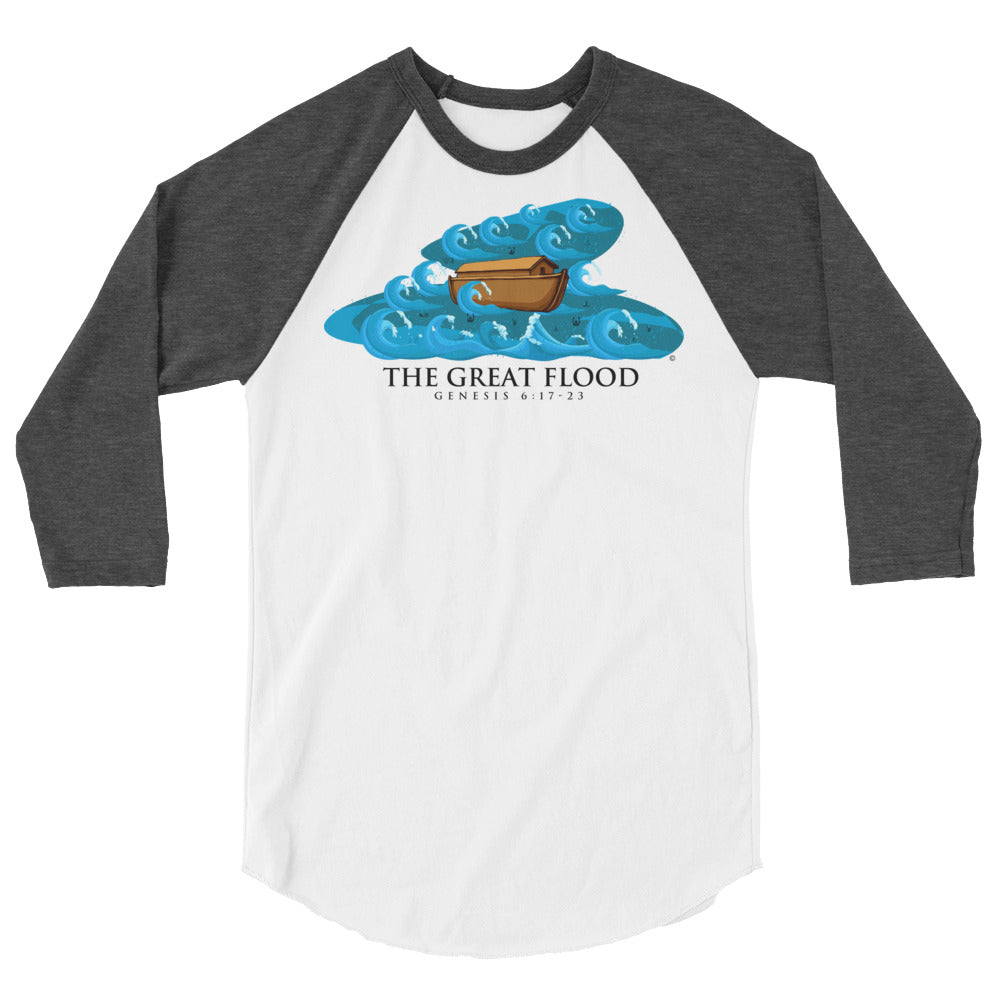 The Great Flood Men's 3/4 Sleeve Raglan Shirt