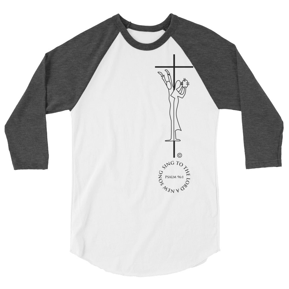 Sing to the Lord Men's 3/4 Sleeve Raglan Shirt