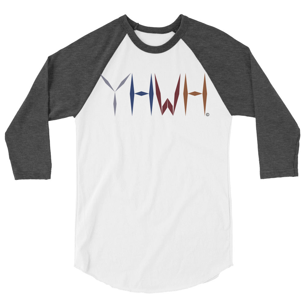 YHWH Men's 3/4 Sleeve Raglan Shirt