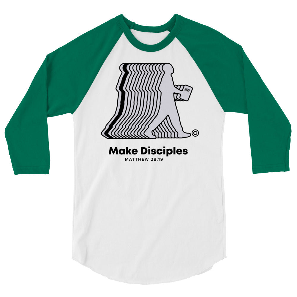 Make Disciples 3/4 Sleeve Raglan Shirt