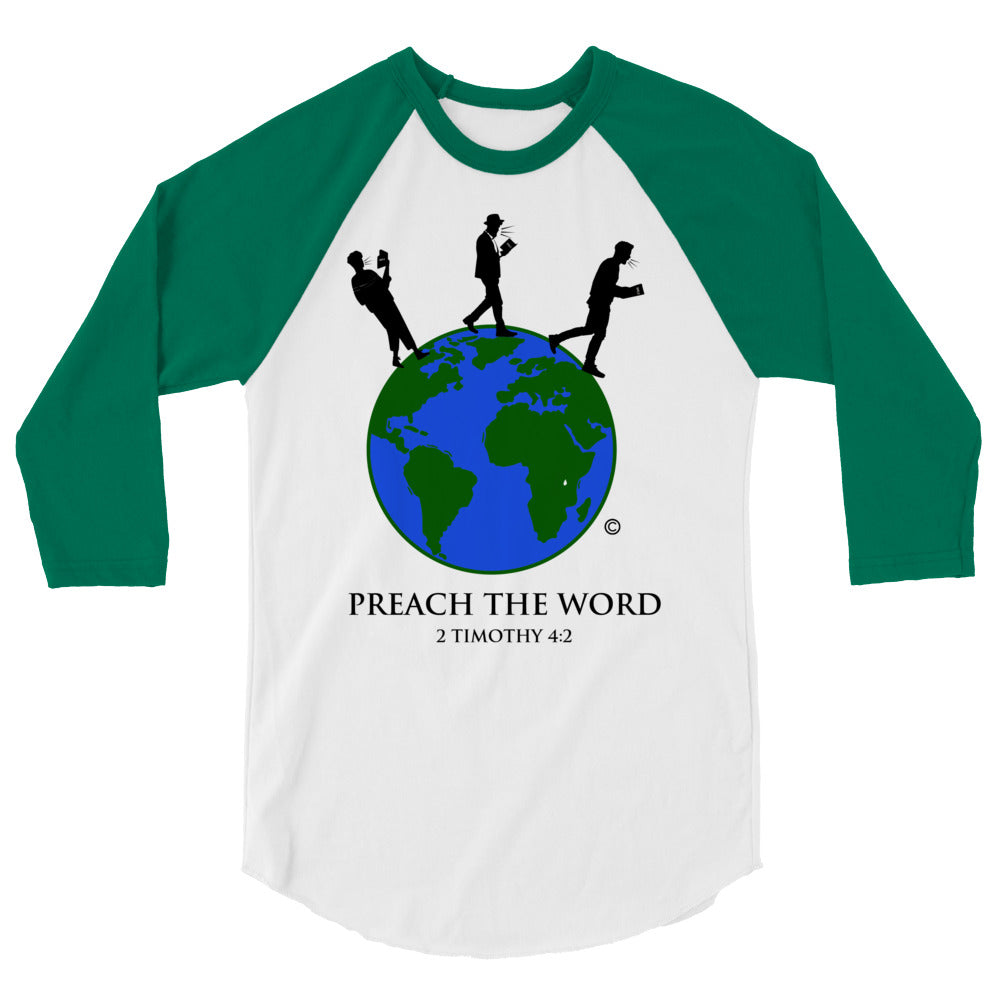 Preach the Word 3/4 Men's Sleeve Raglan Shirt