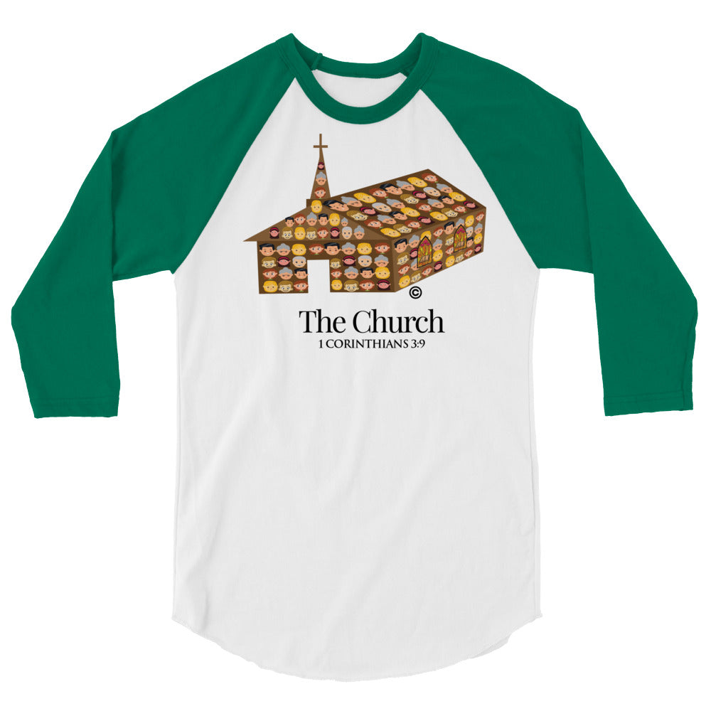 The Church Men's 3/4 Sleeve Raglan Shirt