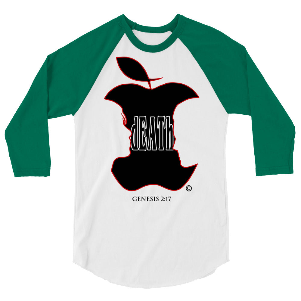 Death Men's 3/4 Sleeve Raglan Shirt