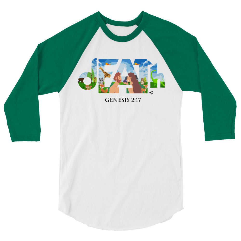 Death Men's 3/4 Sleeve Raglan Shirt