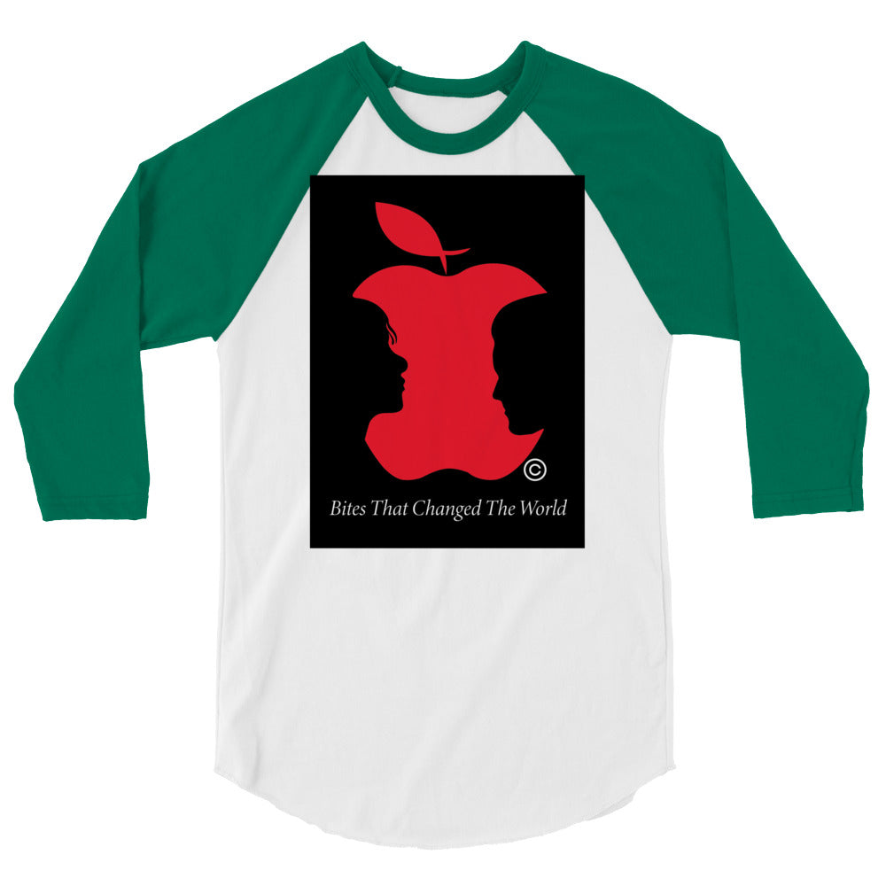 Bites Men's 3/4 Sleeve Raglan Shirt
