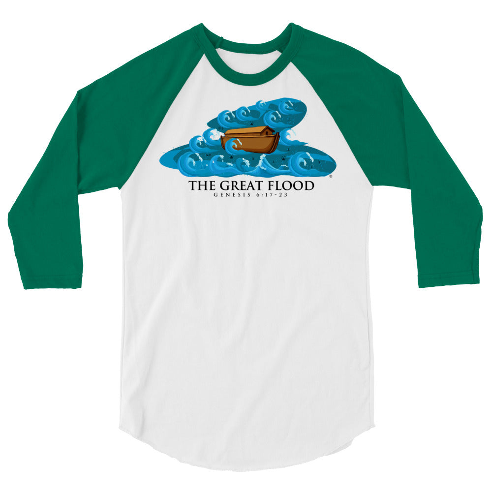 The Great Flood Men's 3/4 Sleeve Raglan Shirt