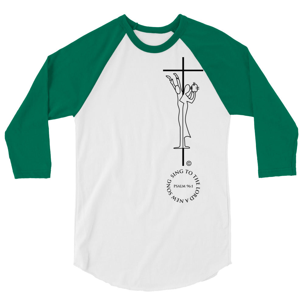 Sing to the Lord Men's 3/4 Sleeve Raglan Shirt