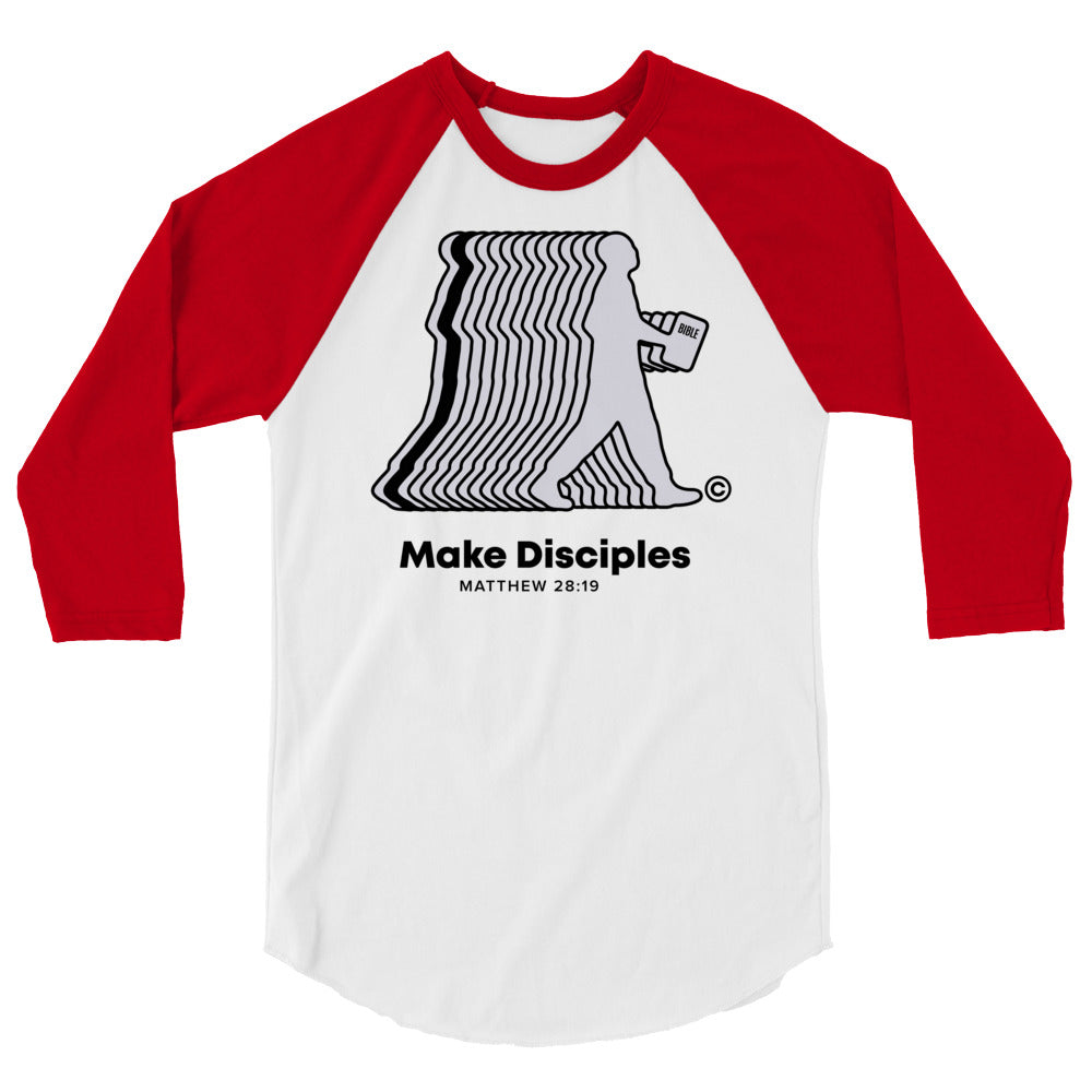 Make Disciples 3/4 Sleeve Raglan Shirt
