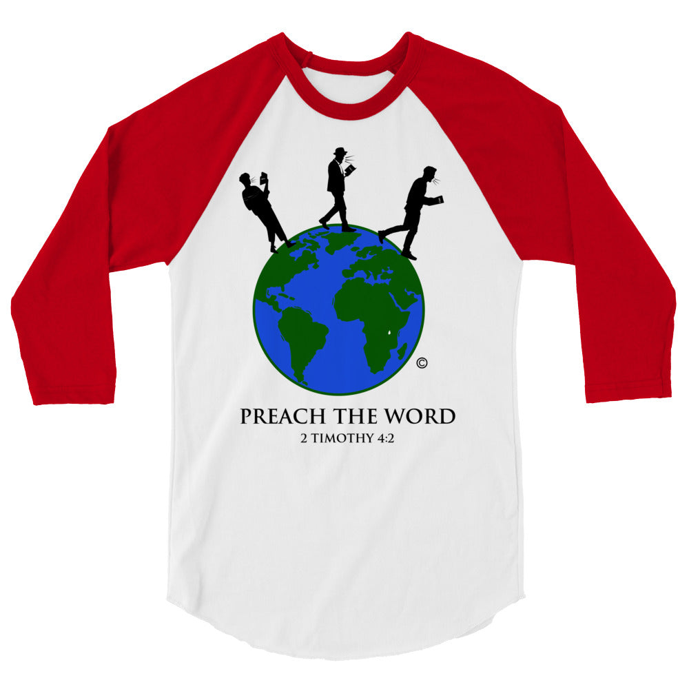 Preach the Word 3/4 Men's Sleeve Raglan Shirt