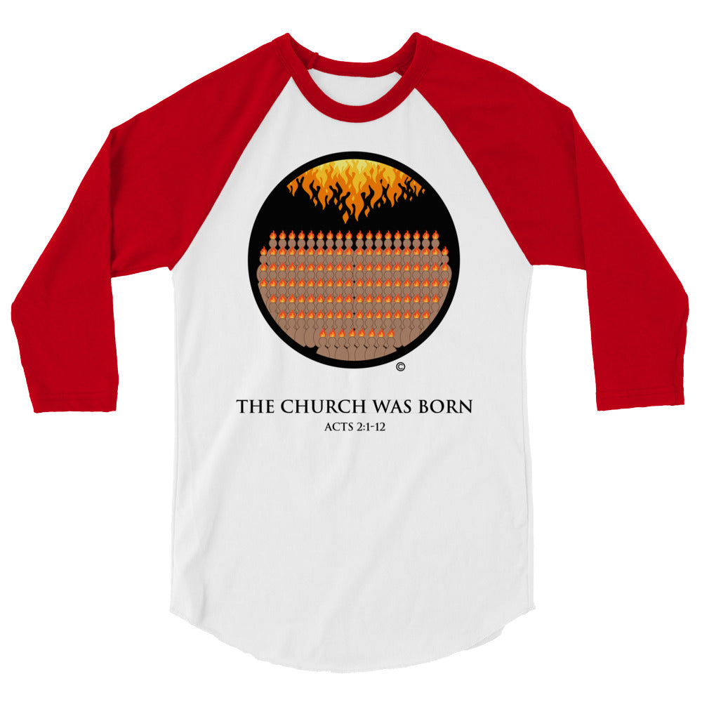 The Church Men's 3/4 Sleeve Raglan Shirt