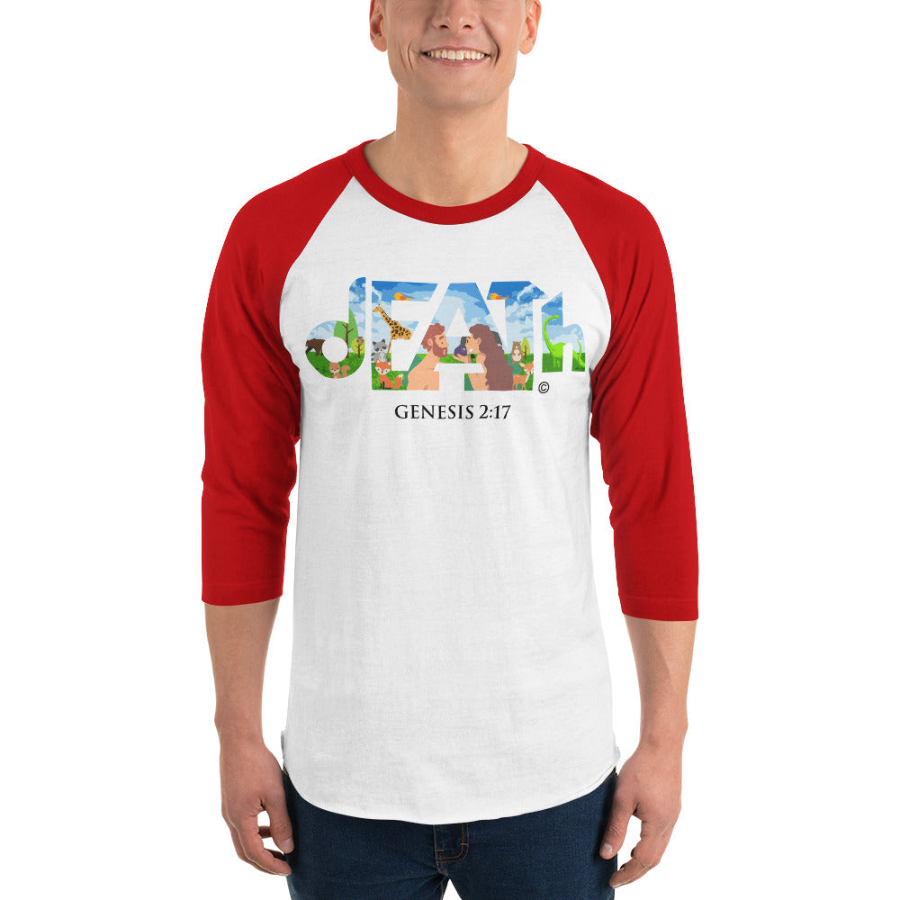 Death Men's 3/4 Sleeve Raglan Shirt