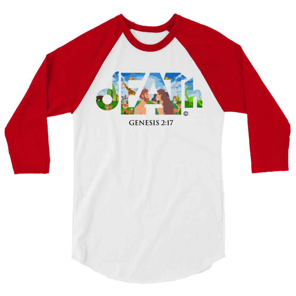 Death Men's 3/4 Sleeve Raglan Shirt