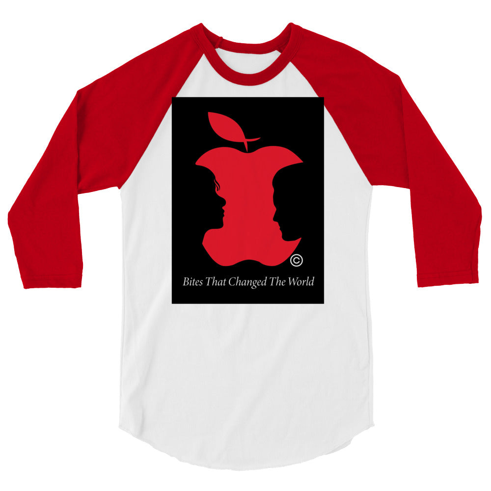 Bites Men's 3/4 Sleeve Raglan Shirt