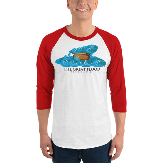 The Great Flood Men's 3/4 Sleeve Raglan Shirt