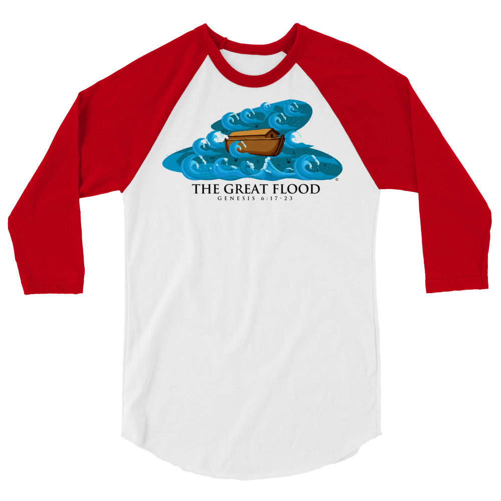 The Great Flood Men's 3/4 Sleeve Raglan Shirt
