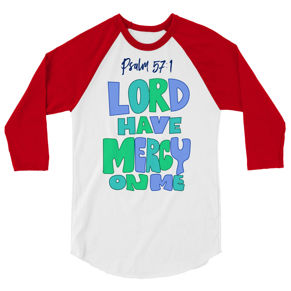 Lord Have Mercy Men's 3/4 Sleeve Raglan Shirt