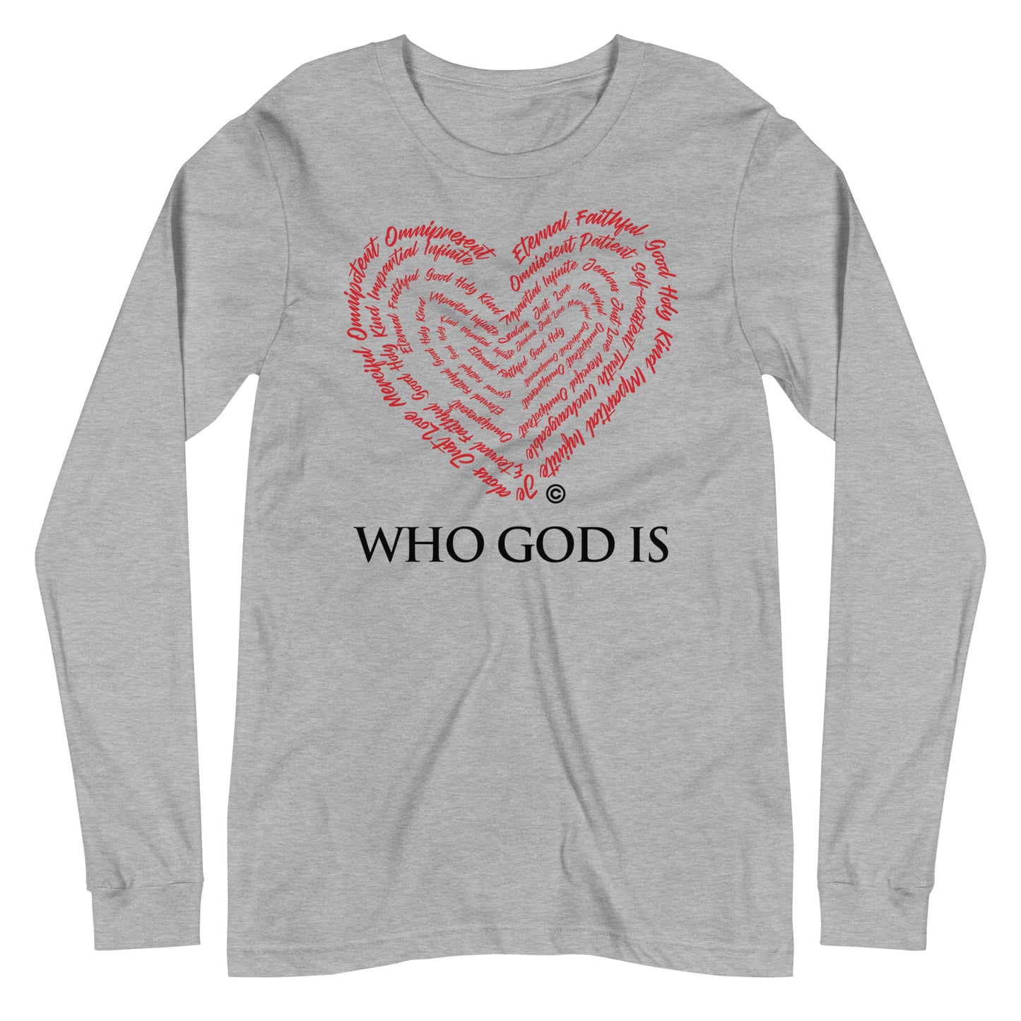 Who God Is Women's Long Sleeve Tee