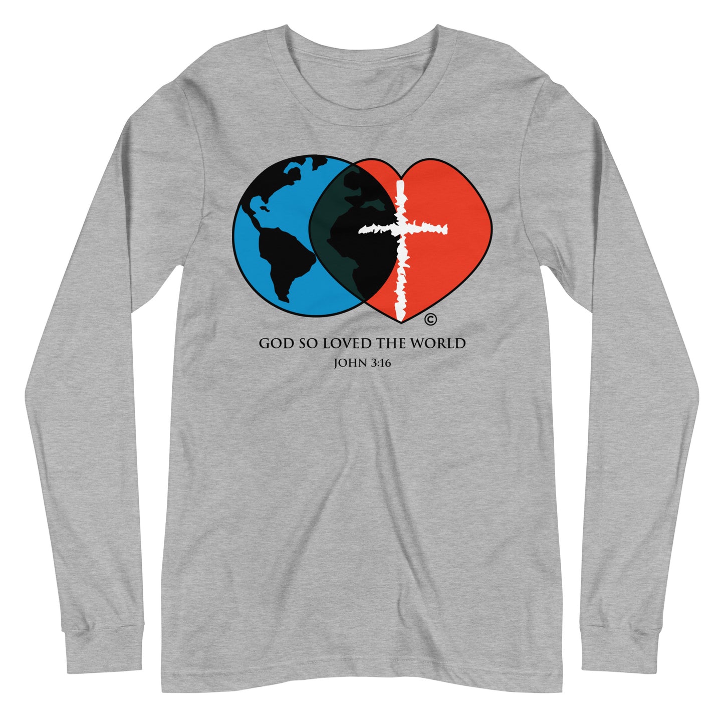 John 3:16 Women's Long Sleeve Tee
