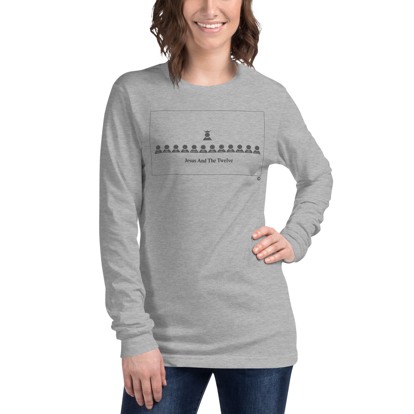 Jesus and the Twelve Women's Long Sleeve Tee