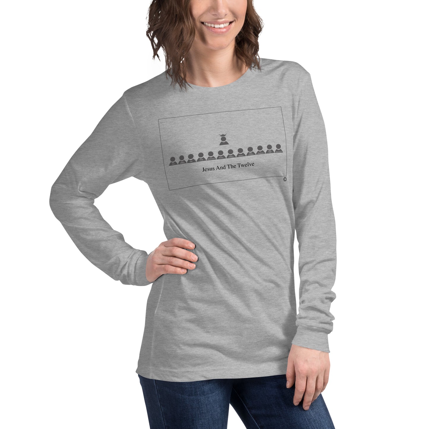 Jesus and the Twelve Women's Long Sleeve Tee