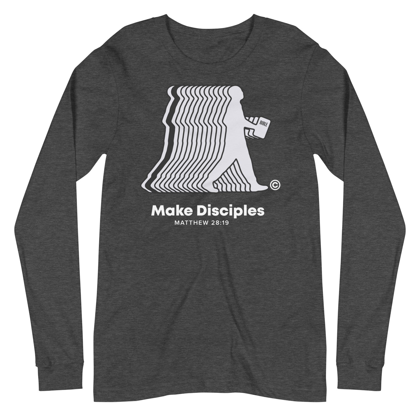Make Disciples Dark-Colored Women's Long Sleeve Tee