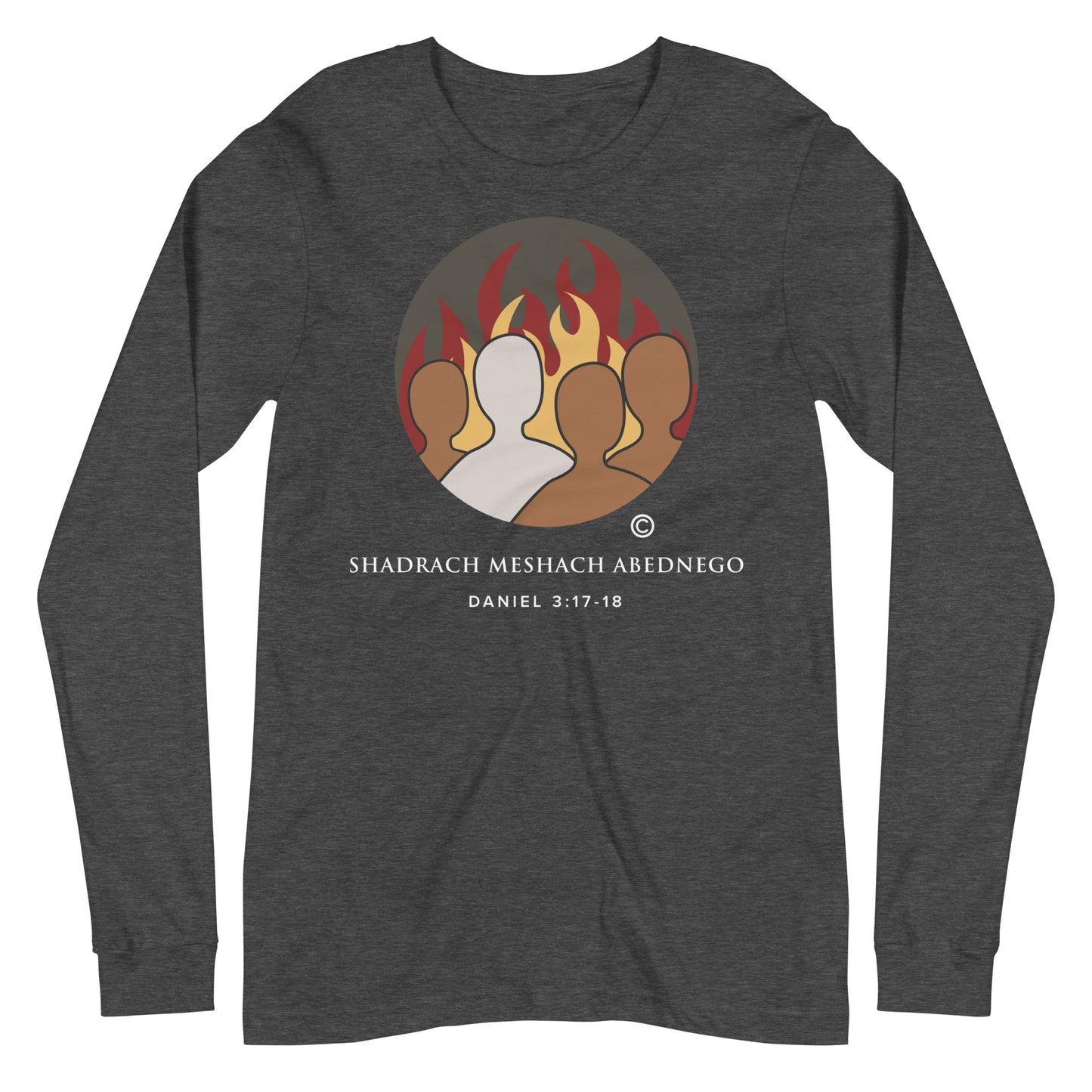 Daniel 3:17-18 Dark-Colored Women Long Sleeve Tee