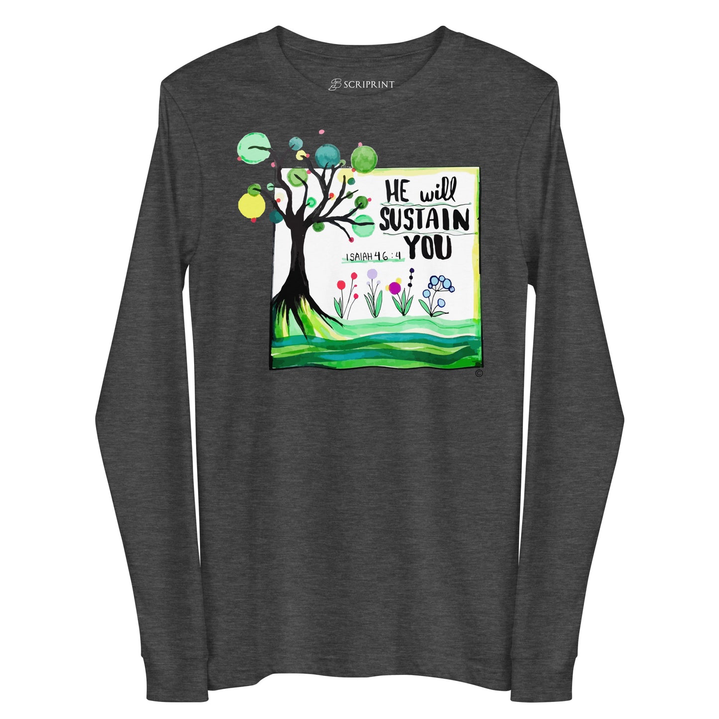 He Will Sustain You Women's Long Sleeve Tee