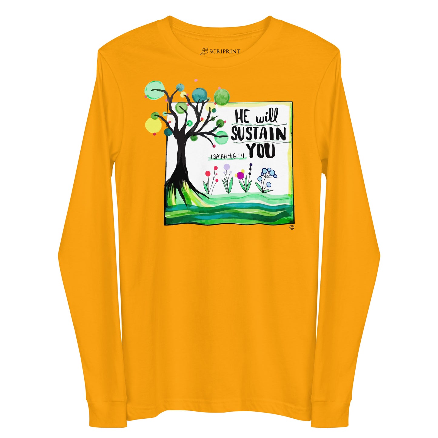 He Will Sustain You Women's Long Sleeve Tee