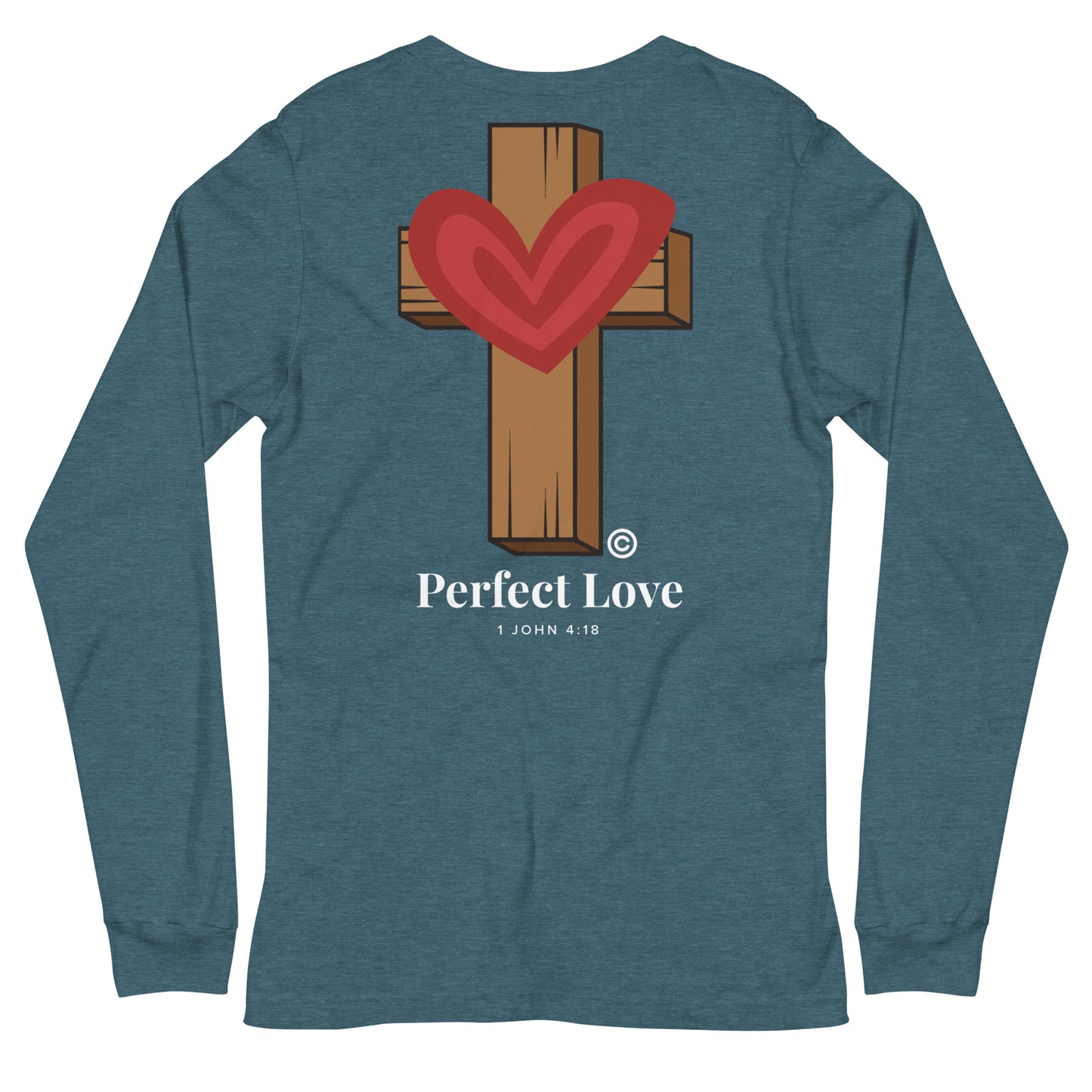 Perfect Love Dark-Colored Women's Long Sleeve Tee