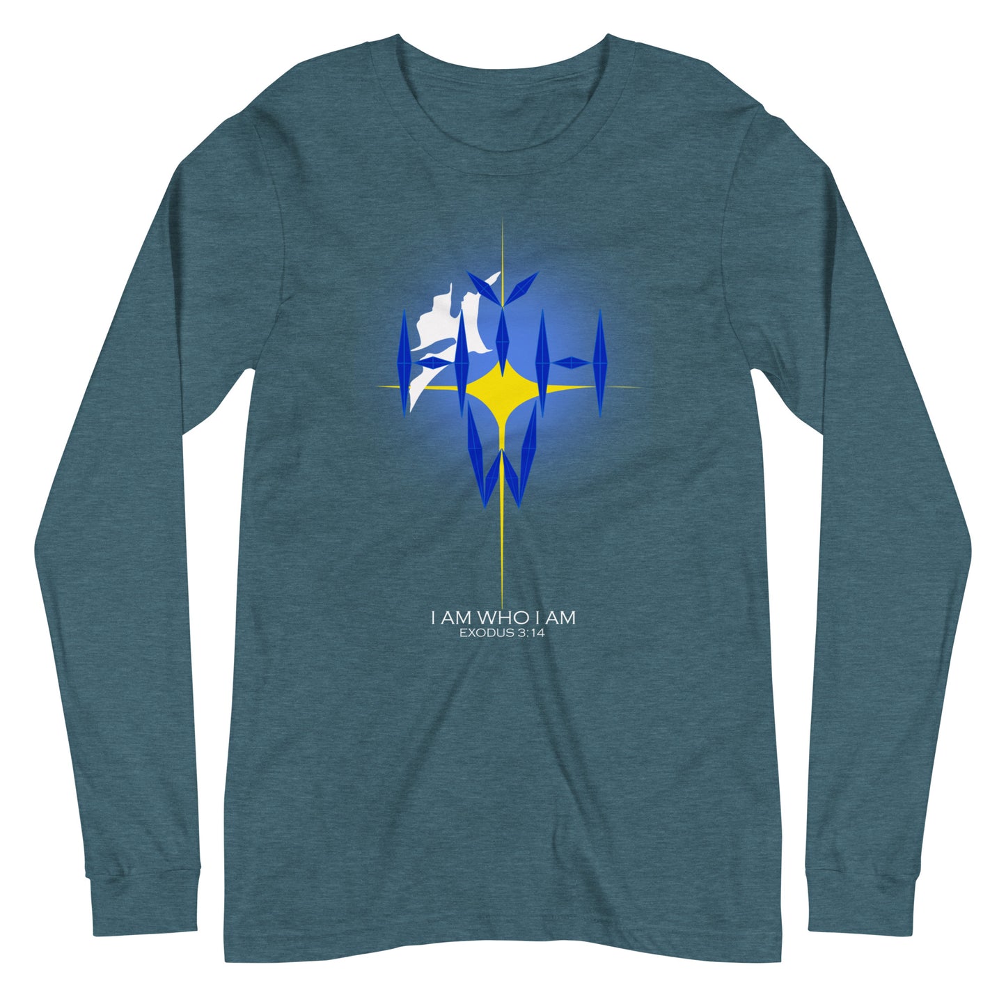 I Am Who I Am Dark-Colored Women Long Sleeve Tee