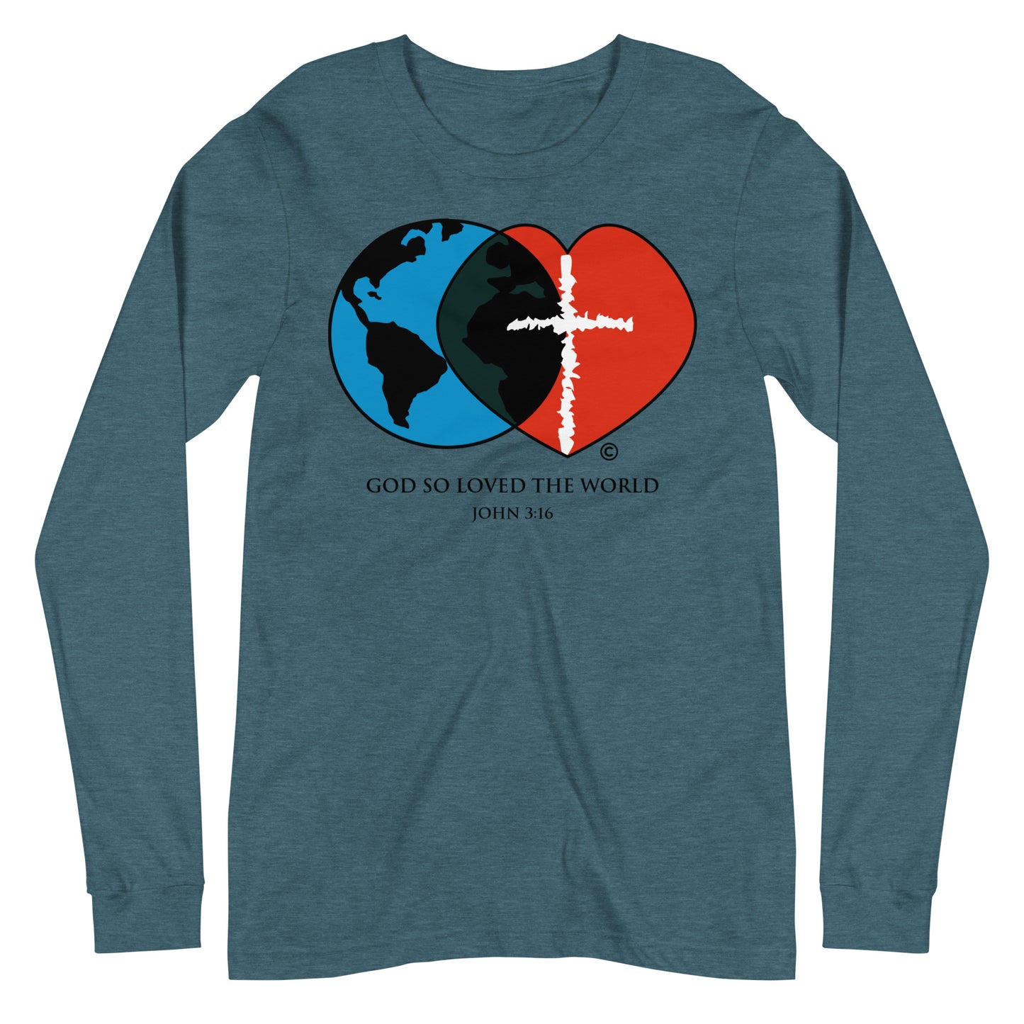 John 3:16 Women's Long Sleeve Tee