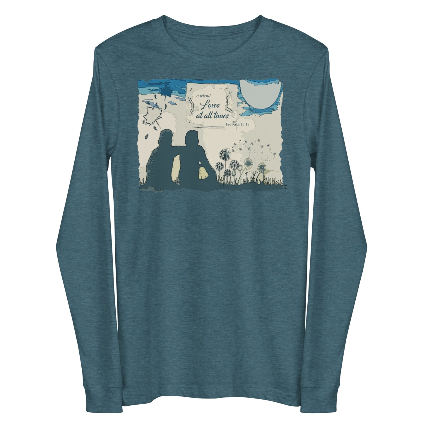 A Friend Loves At All Times Women's Long Sleeve Tee