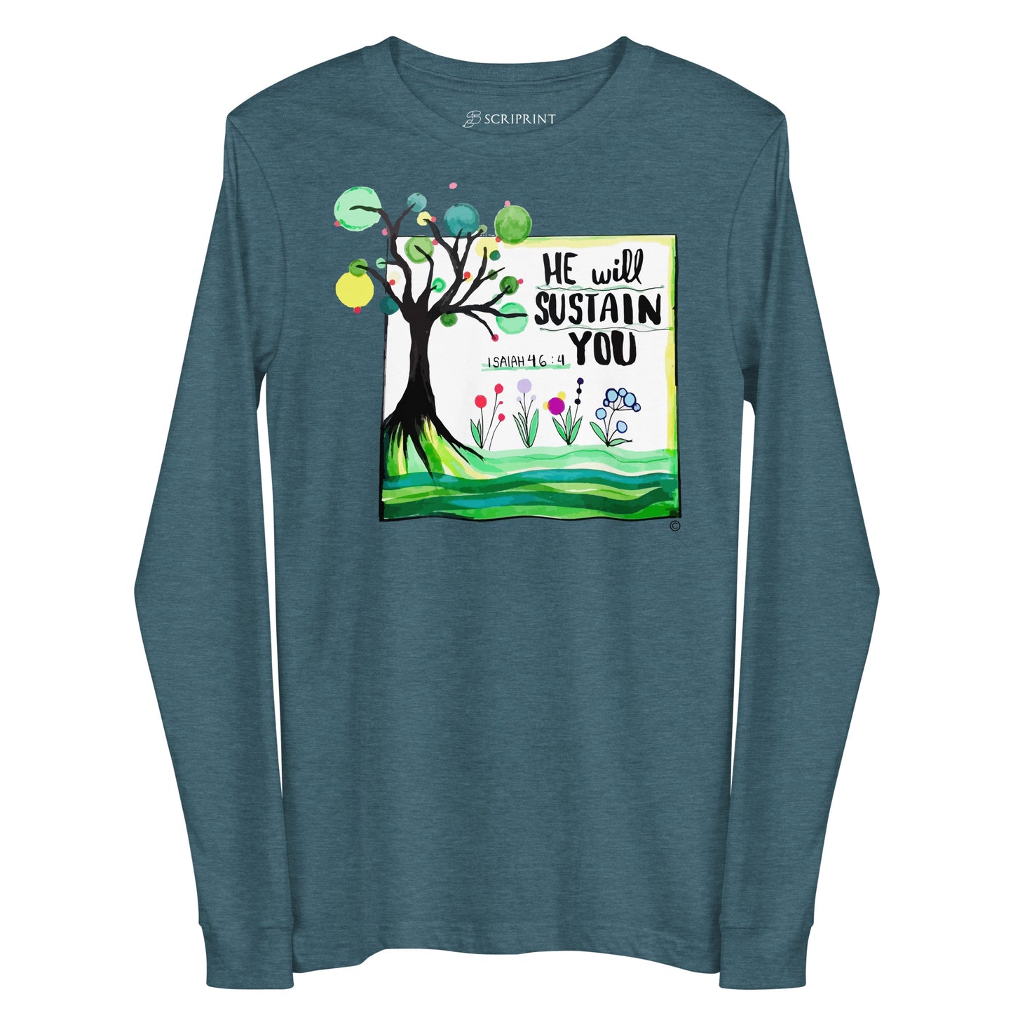He Will Sustain You Women's Long Sleeve Tee