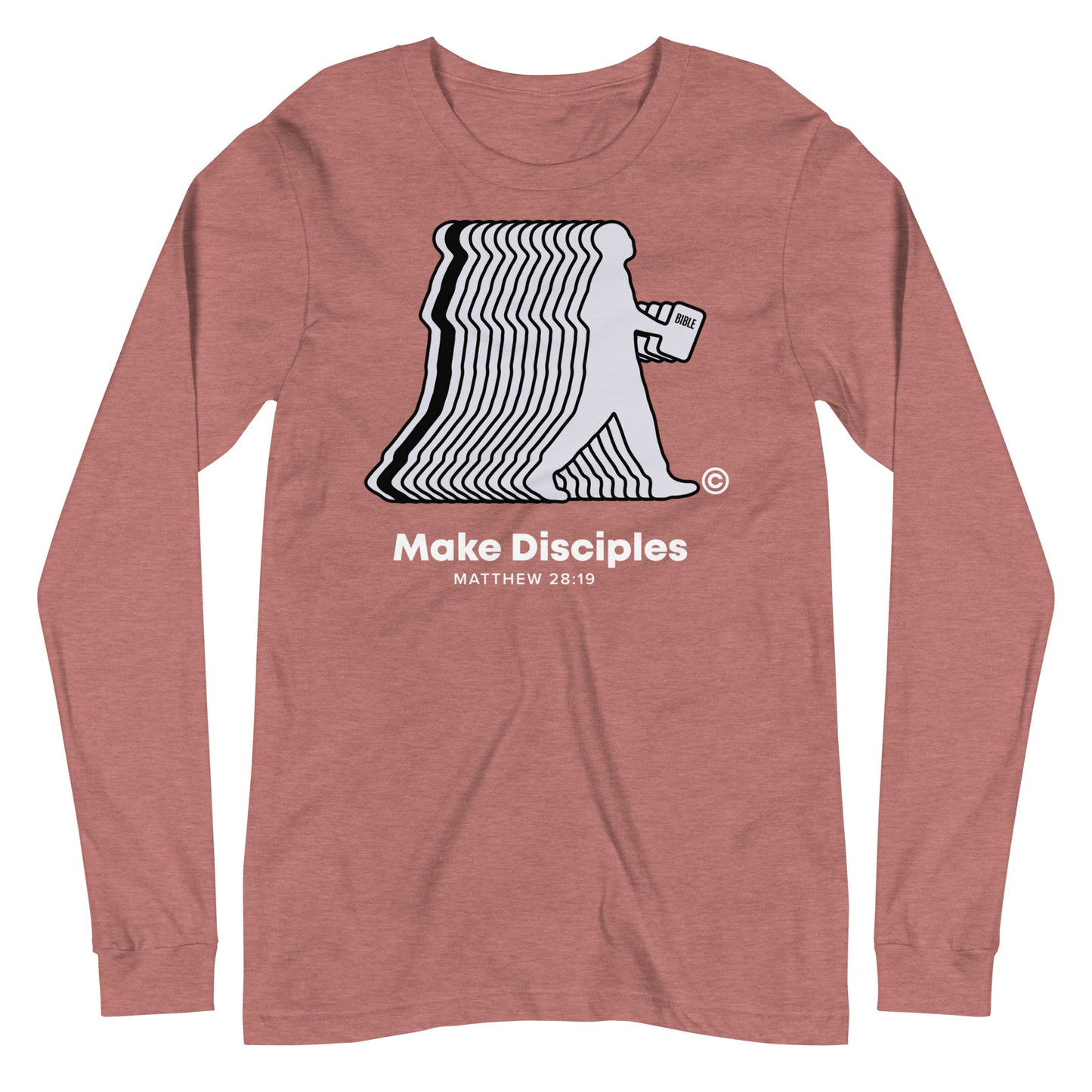 Make Disciples Dark-Colored Women's Long Sleeve Tee