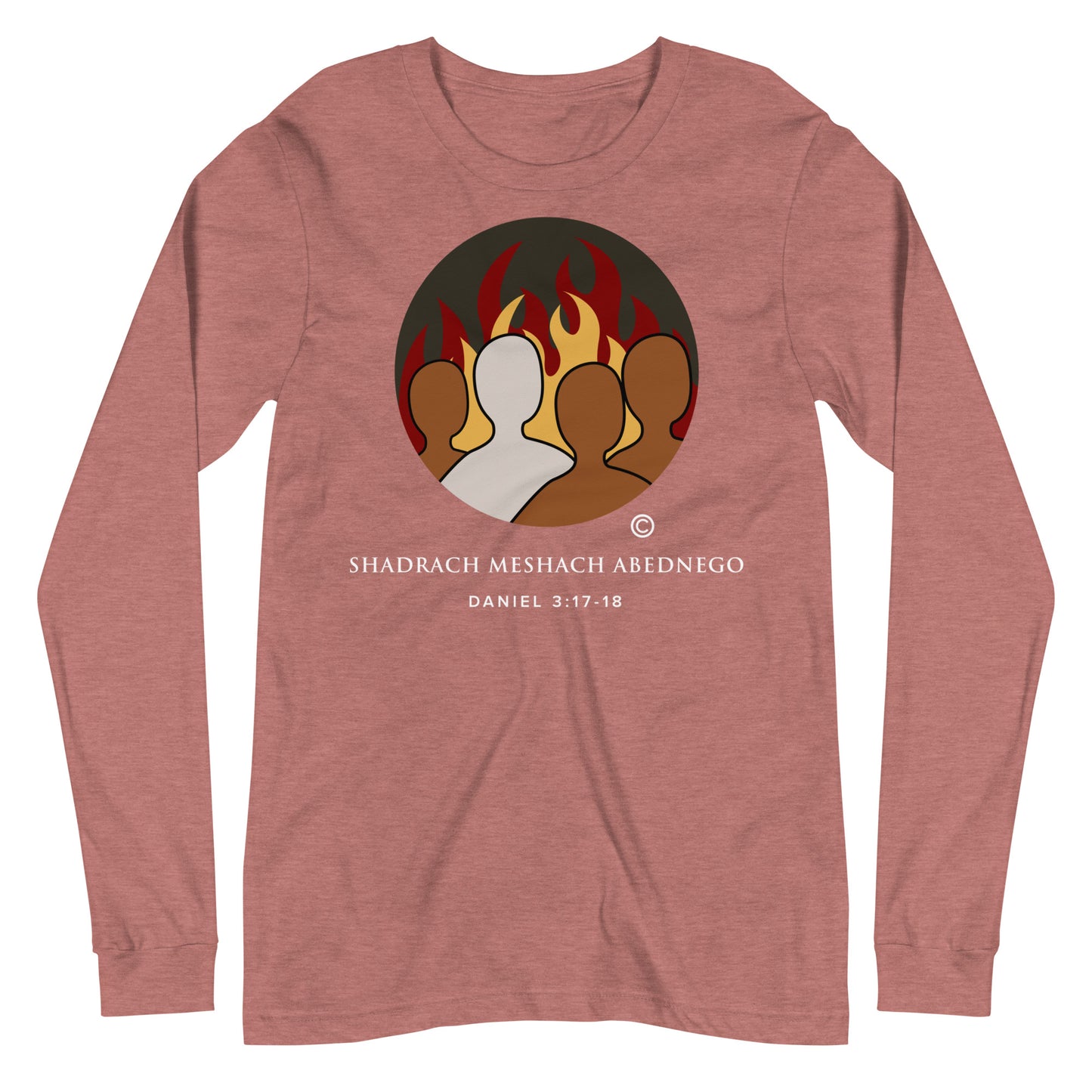 Daniel 3:17-18 Dark-Colored Women Long Sleeve Tee